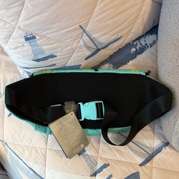 Disney Stitch Turquoise Embroidered Fanny Pack Bag - Picture 2 of 2